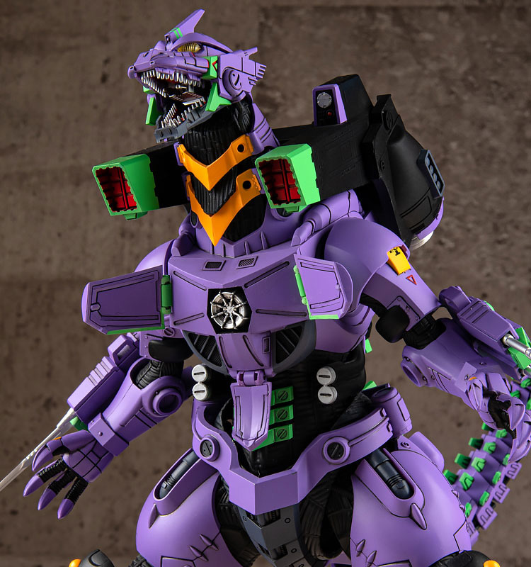 ゴジラ対エヴァンゲリオン」プラモデル「3式機龍 エヴァ初号機カラー