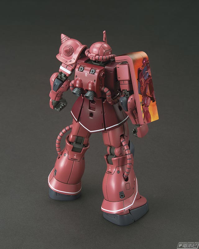 ガンダム THE ORIGIN展のイラストを使用したRX-78-02 ガンダムとシャア