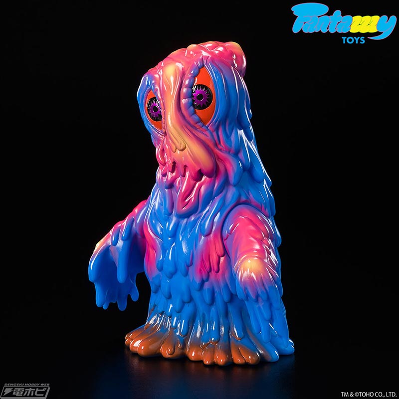ゴジラ」ブルーカラーのヘドラのソフビフィギュアが登場！オリジナル