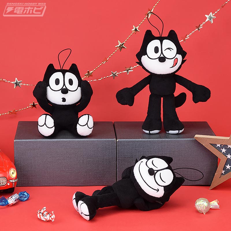 世界で有名な黒『フィリックス・ザ・キャット』のぬいぐるみとアート