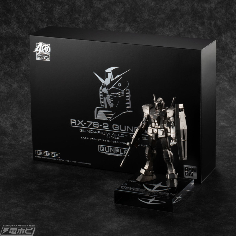 ガンプラ「ガンダリウム合金モデル 1/144 RX-78-2 ガンダム」の再販分