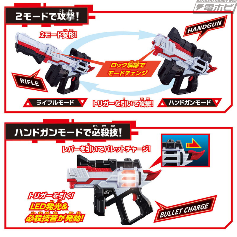 仮面ライダーギーツ』DXデザイアドライバーと連動するフォームチェンジ