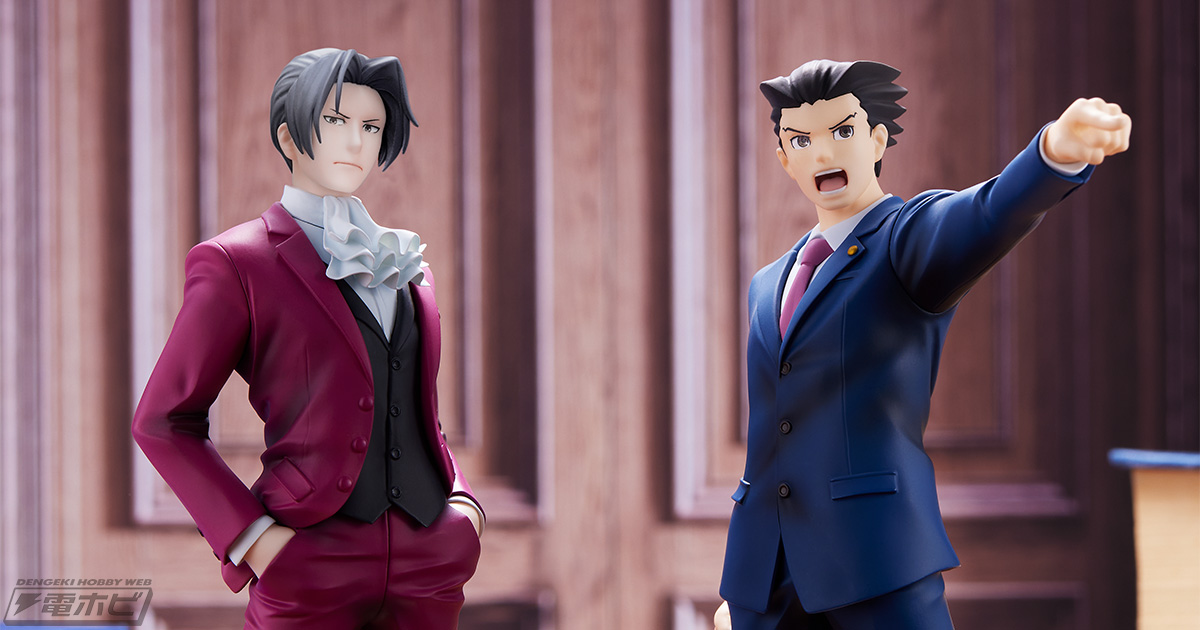 名物弁護士＆天才検事がおなじみのポーズで登場！『逆転裁判』成歩堂