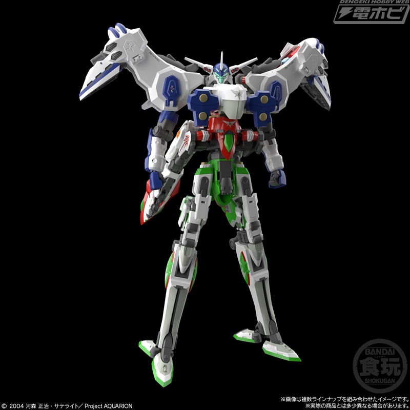 食玩プラモデル「SMP」シリーズに『創聖のアクエリオン』が登場