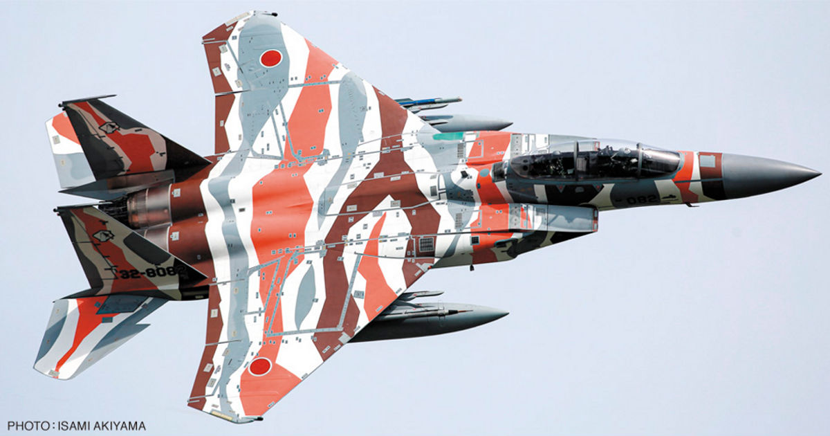 精鋭アグレッサーはミノカサゴ柄!?空自・飛行教導群の「F-15DJ