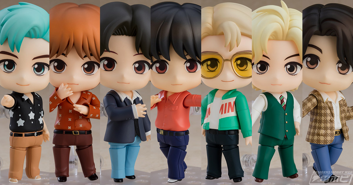 TinyTAN』RM、Jin、SUGA、j-hope、Jimin、V、Jung Kookがねんどろいど