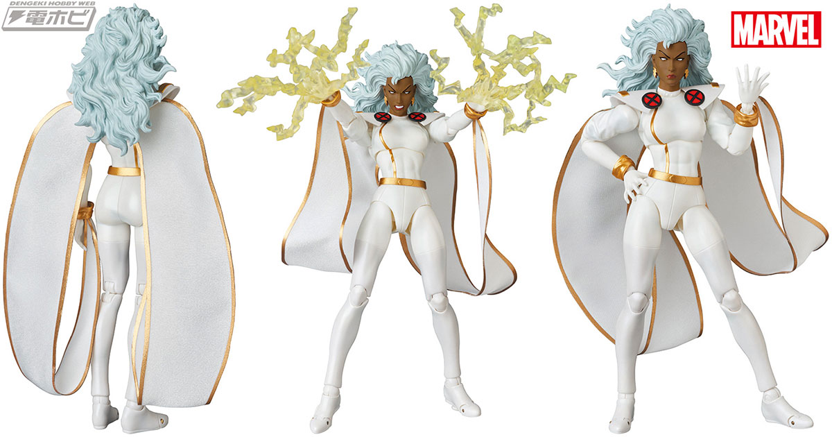 X-MEN』の「ストーム」が原作版の姿でアクションフィギュア化！雷撃