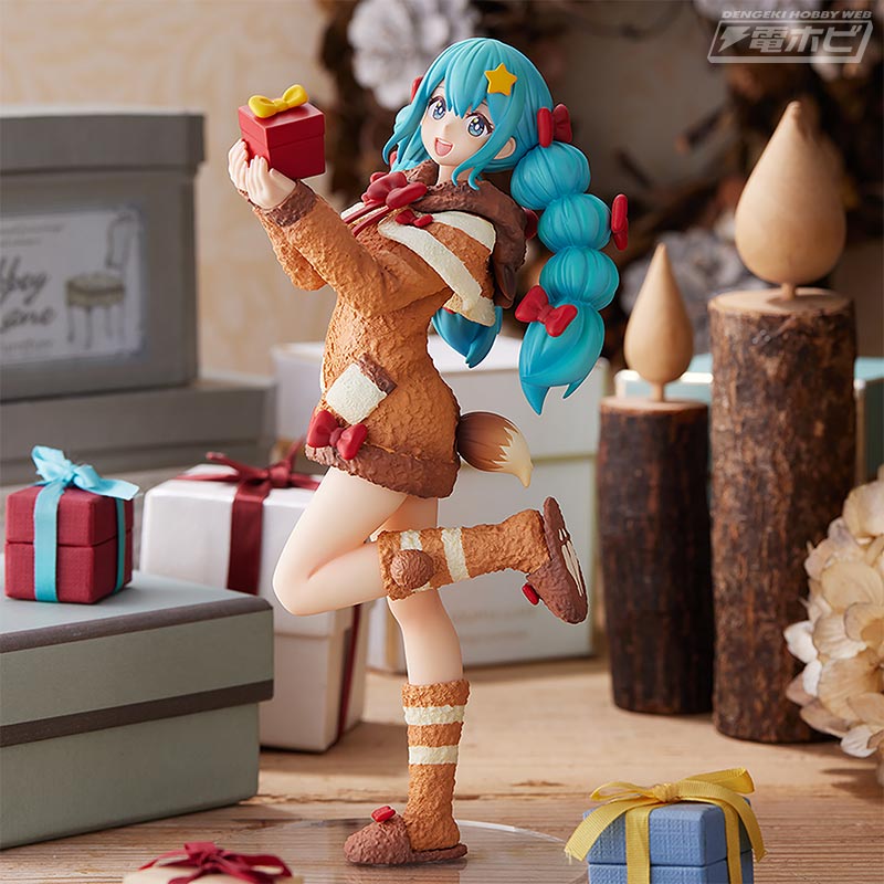 初音ミク」のリアルフィギュアがセガプライズに登場！モコモコ冬衣装で