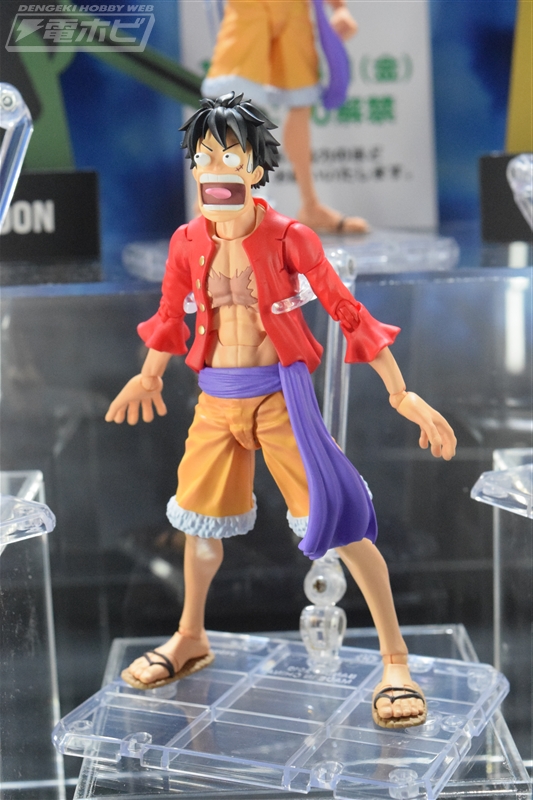 ワンピース』S.H.Figuarts ルフィが初展示！『NARUTO-ナルト