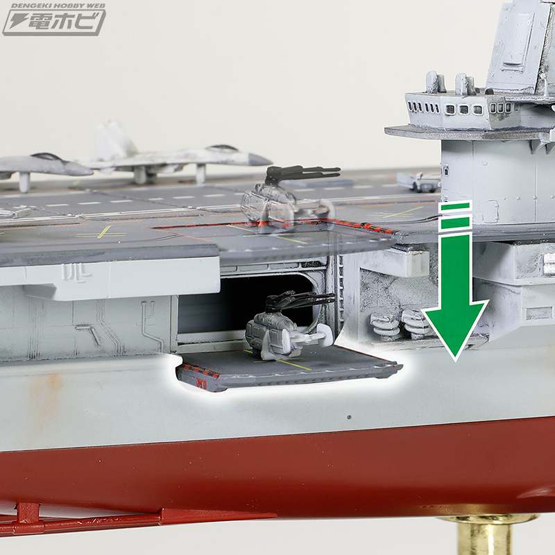 中国初の空母「遼寧」がフルハル仕様の1/700スケールで完成品モデル化