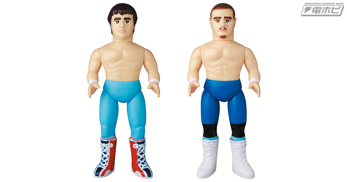 レトロテイストのソフビモデル「SFS」のリングにブリティッシュ