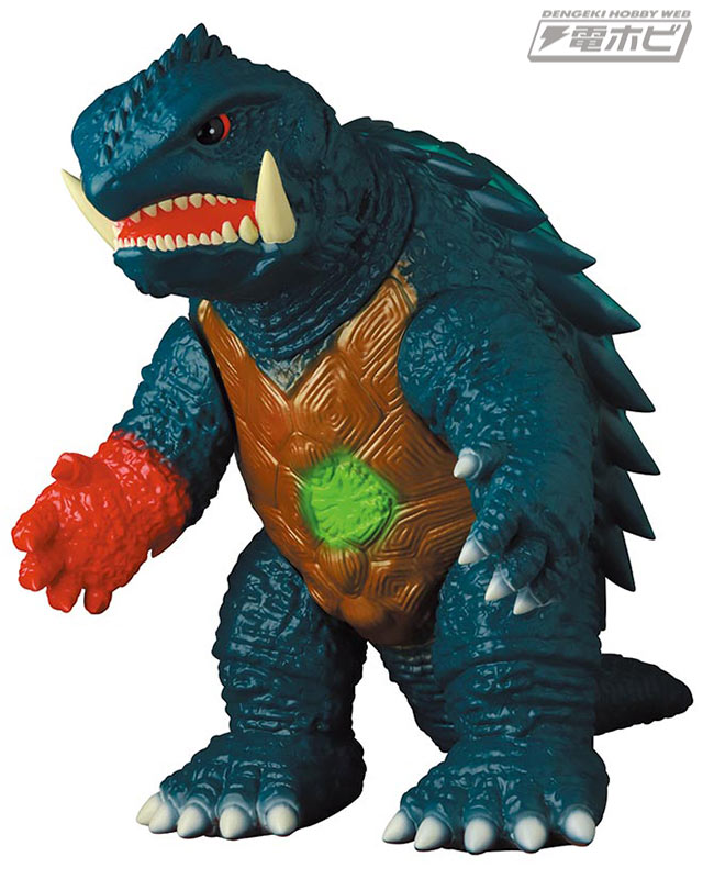 安楽安作氏が『ガメラ3 邪神〈イリス〉覚醒』版のガメラをソフビモデル