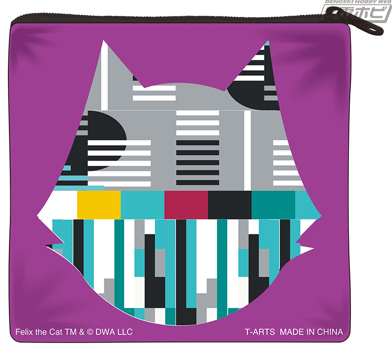 世界一有名な黒猫「FELIX THE CAT」の布製ポーチ「NUNOPO」はカラフル