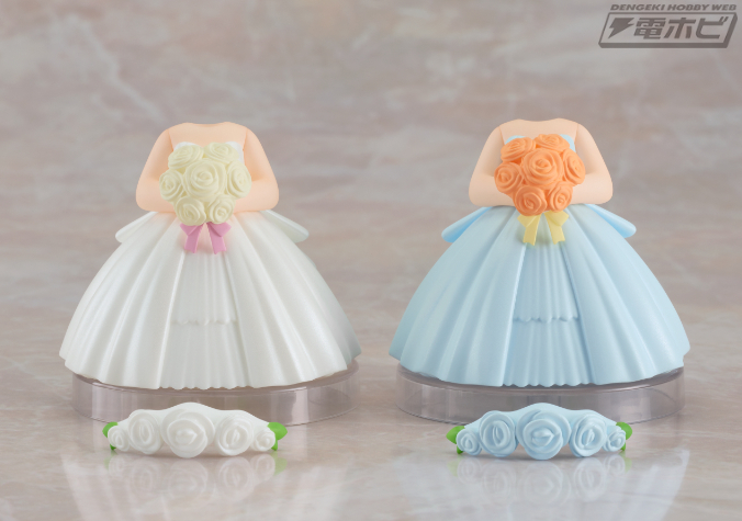 ねんどろいどもあ」きせかえウエディング第2弾が登場！ドレス、ブーケ