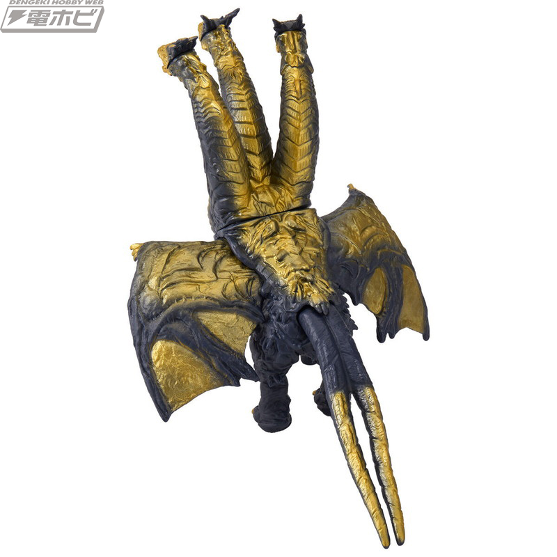 ゴジラ FINAL WARS』最凶怪獣・カイザーギドラがソフビフィギュア