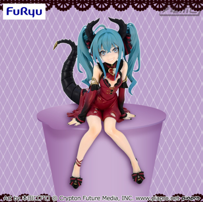 初音ミク』ヴィランのぬーどるストッパーフィギュアがカラーを一新して