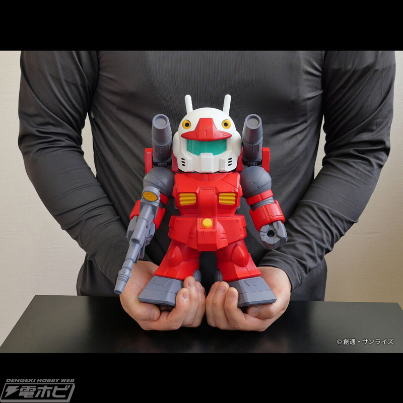 機動戦士ガンダム』SDのガンキャノンがビッグサイズのソフビフィギュア