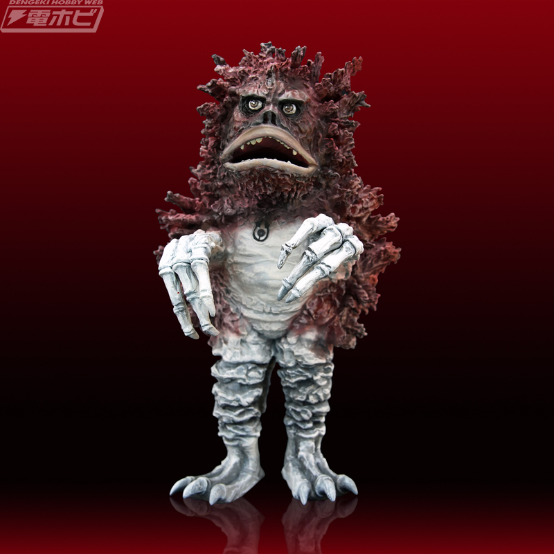 海洋堂より『ウルトラQ』隕石怪獣ガラモンのソフトビニール組立キット