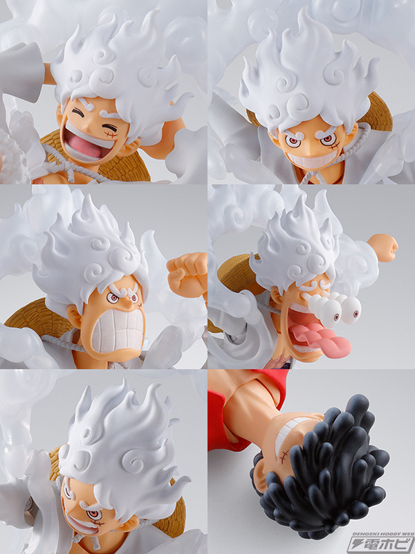 ONE PIECE』ルフィ -ギア5-が完全新規造形でアクションフィギュア化