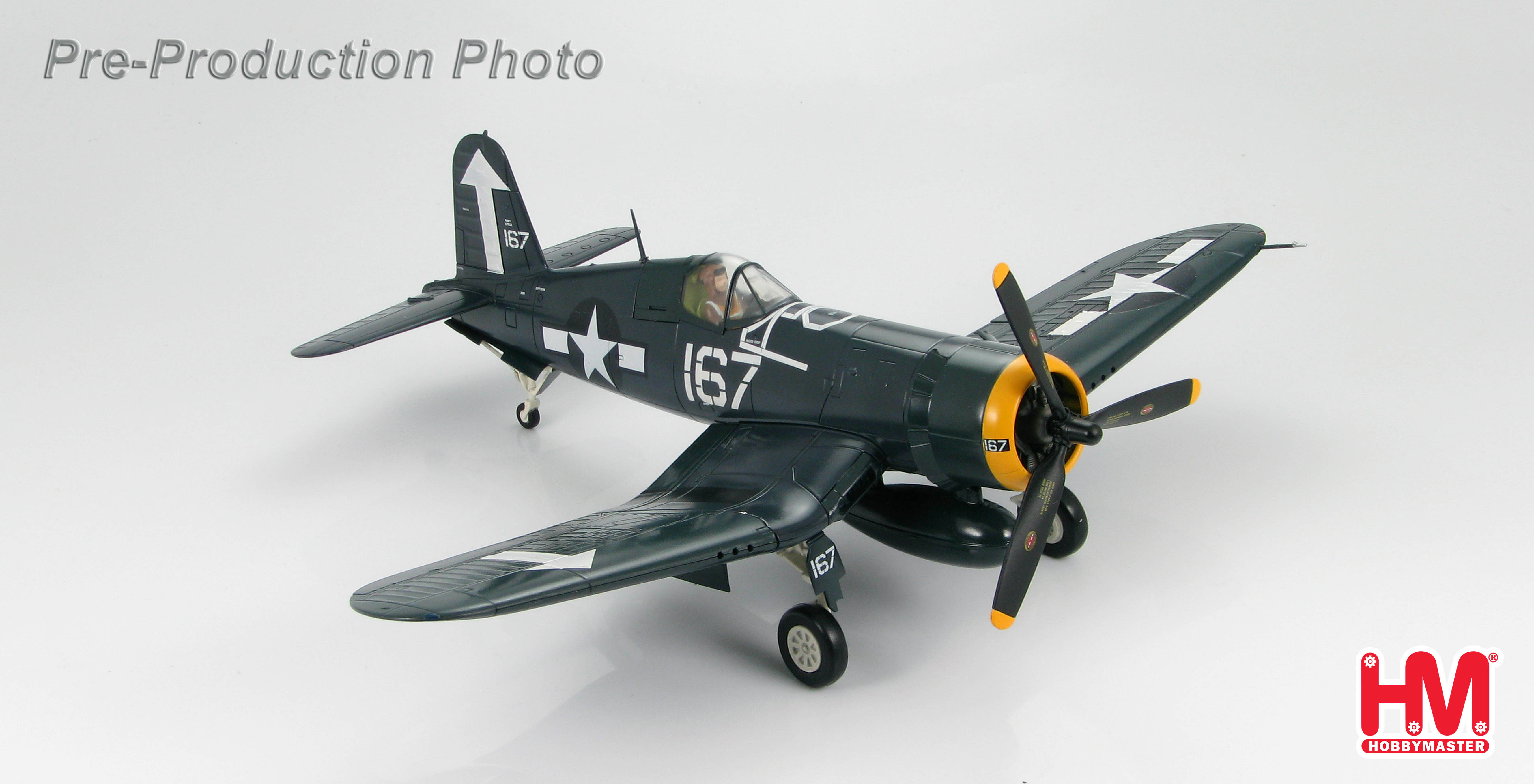 F4U-1D Corsair flown by Lt.Cdr. Roger Hedrick VF-84, Wing 167