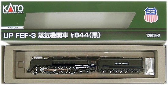 公式]鉄道模型(12605-2UP FEF-3 蒸気機関車 #844 (黒))商品詳細｜KATO