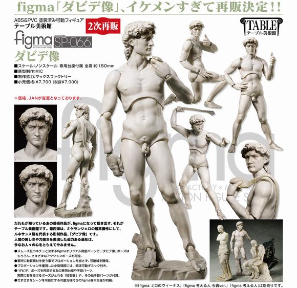 figma ダビデ像（2次再販） (フリーイング(FREEing