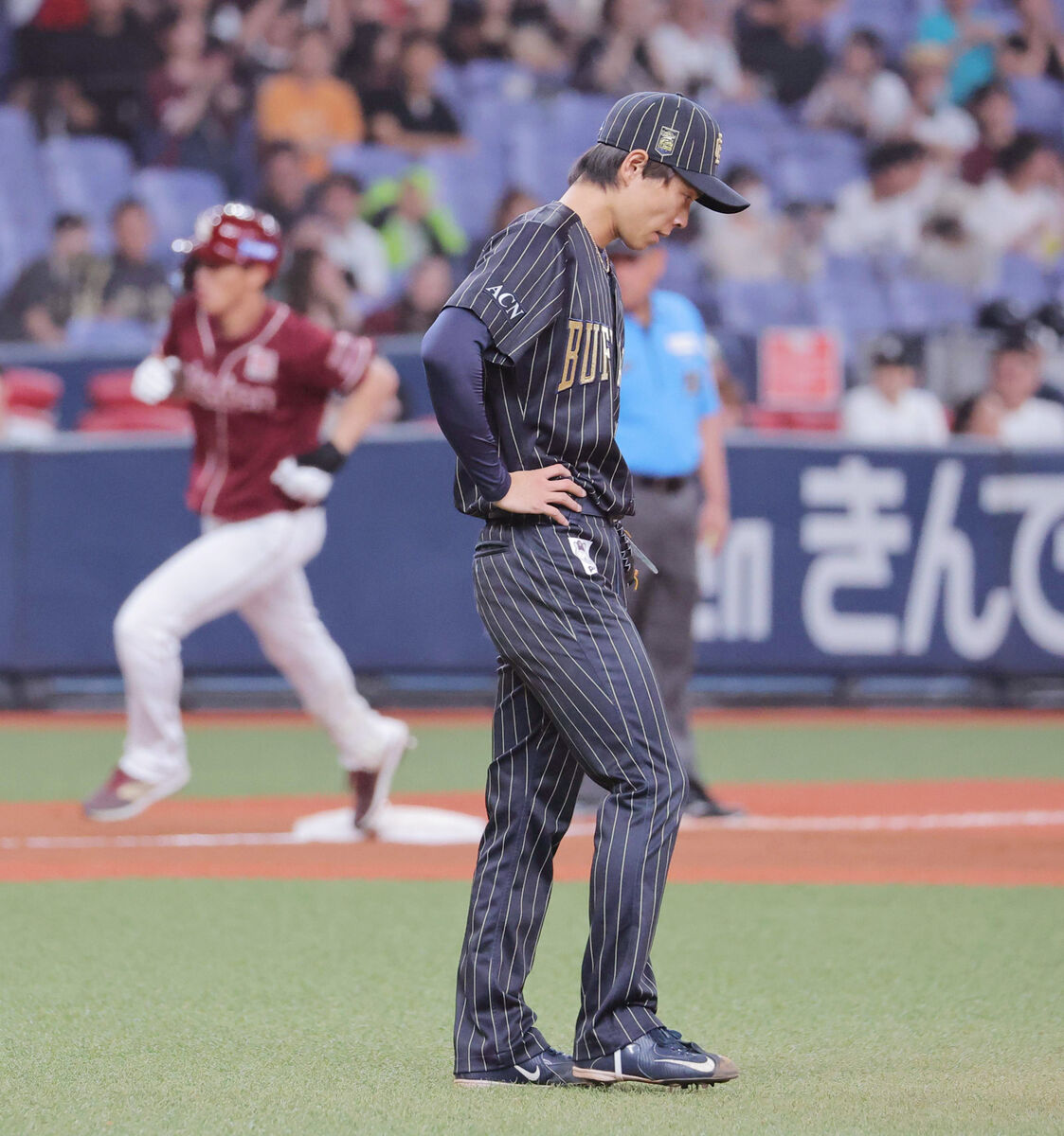 オリックス】2番手・山岡泰輔が逆転許す…3点リードで登板も辰己涼介