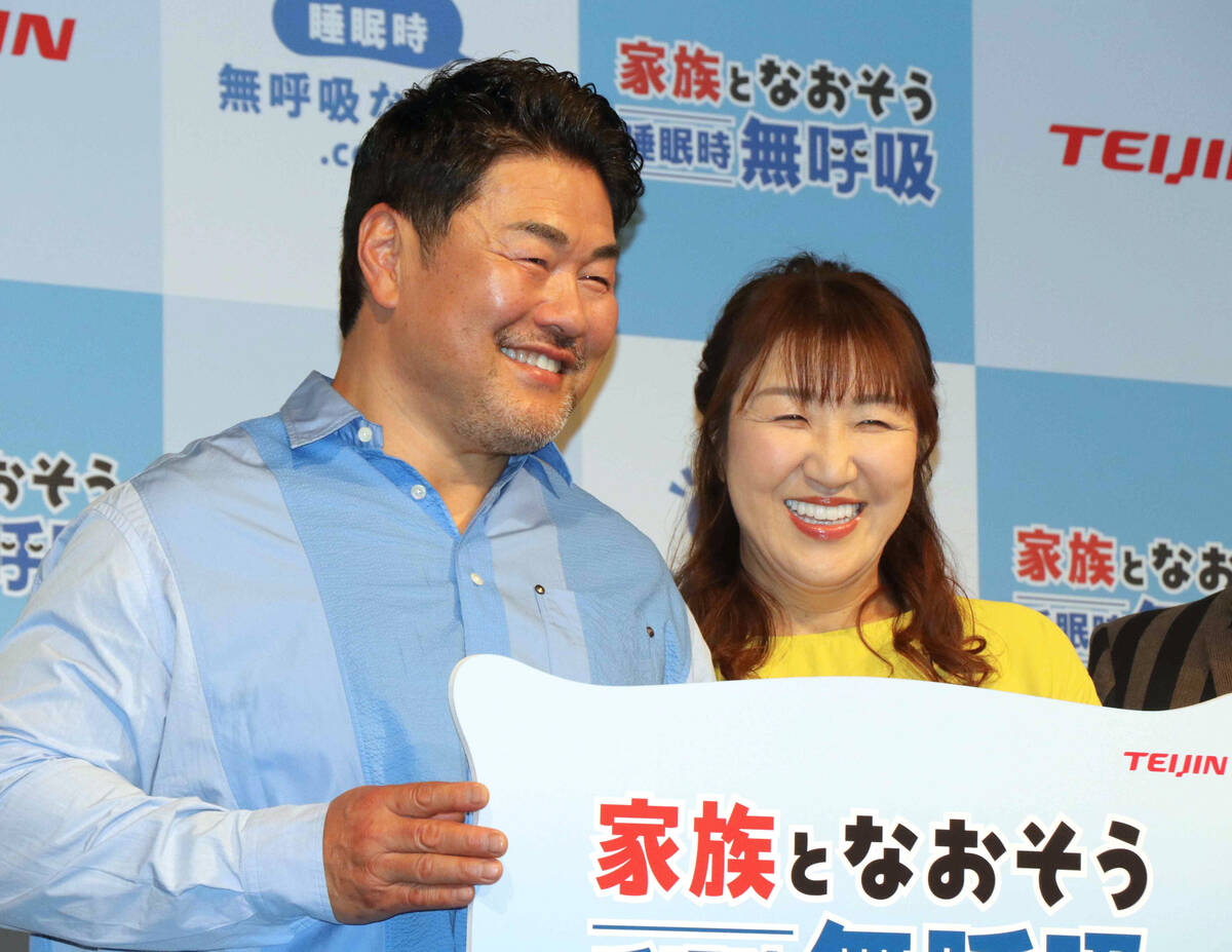 佐々木健介、睡眠時無呼吸症候群の検査で1時間あたり平均27・1回