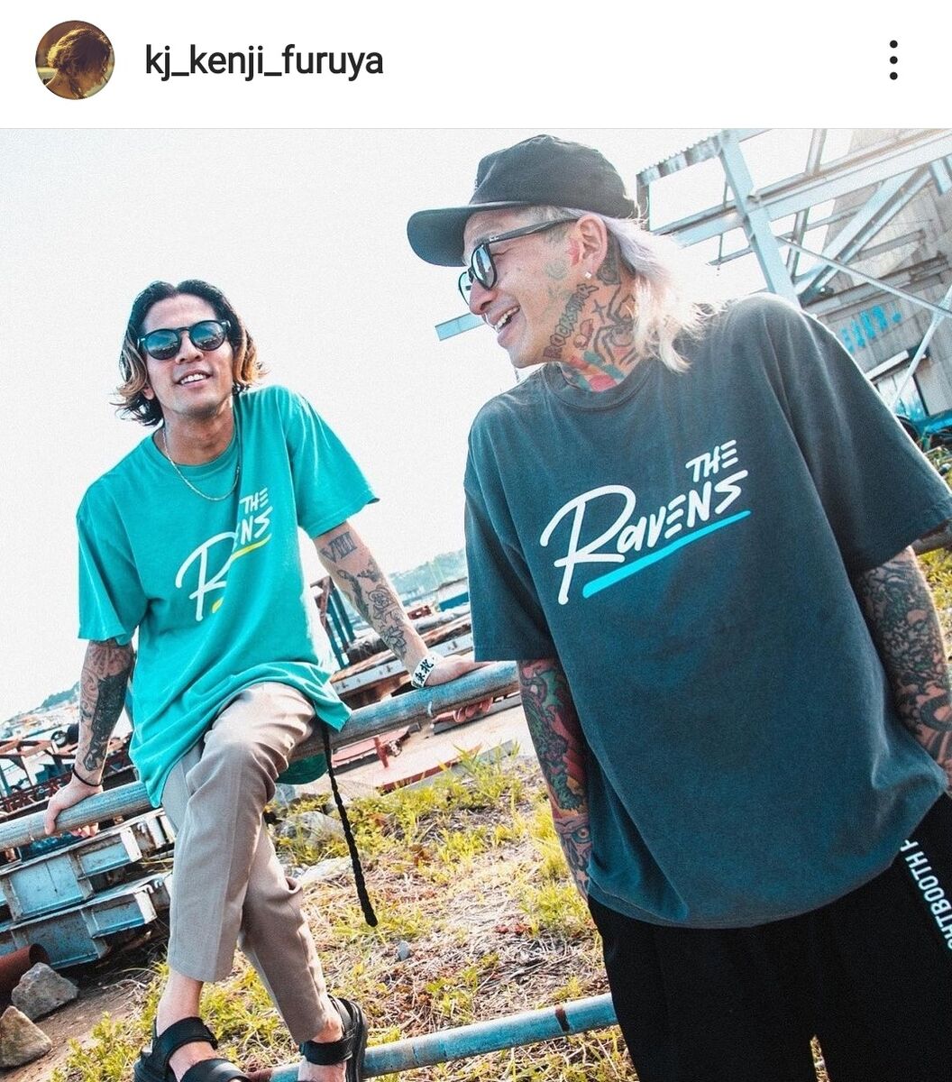 Dragon Ash」降谷建志、43歳現在の姿…「山嵐」武史と2ショ