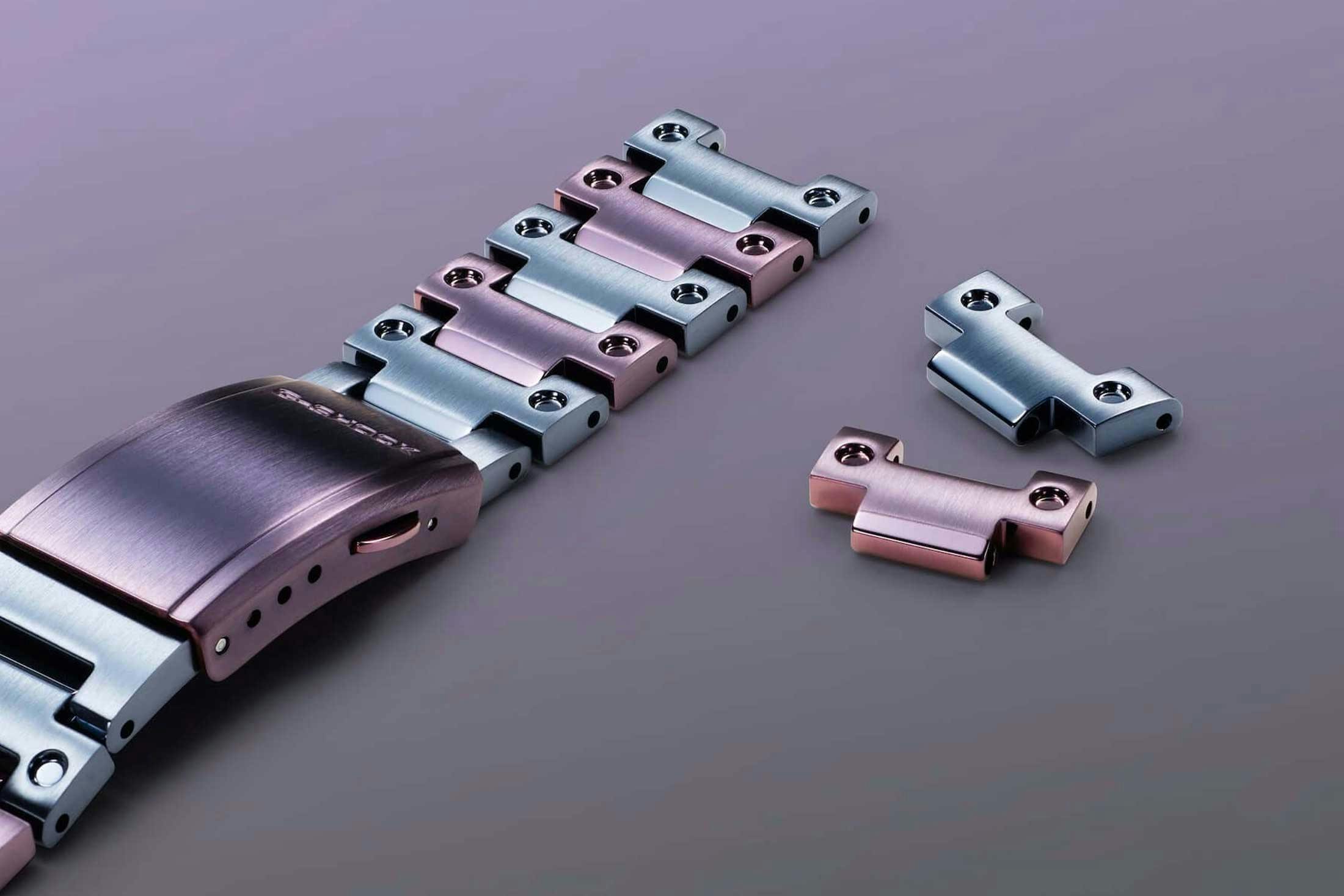 Introducing: G-SHOCK GMW-B5000PB-6 パープルカラーの角型メタル