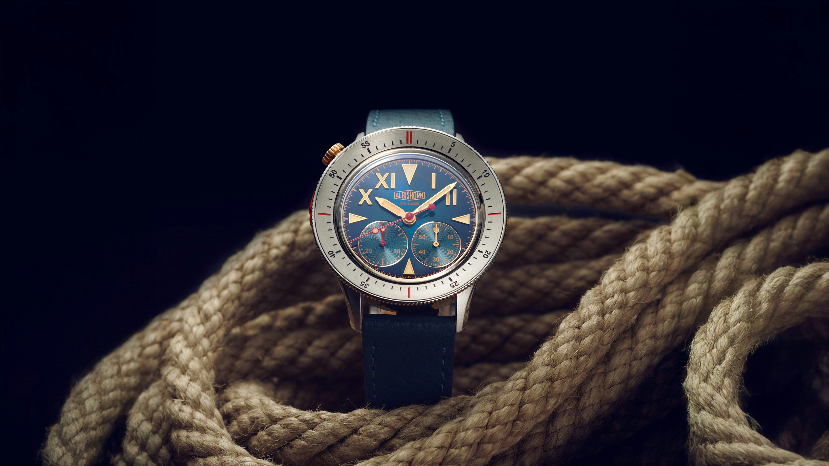 アルビスホルン サンダーグラフは1952年の登山家用腕時計を想像した新作