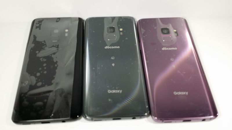 NTTドコモ SC－02K GALAXY S9 モックアップ 3色