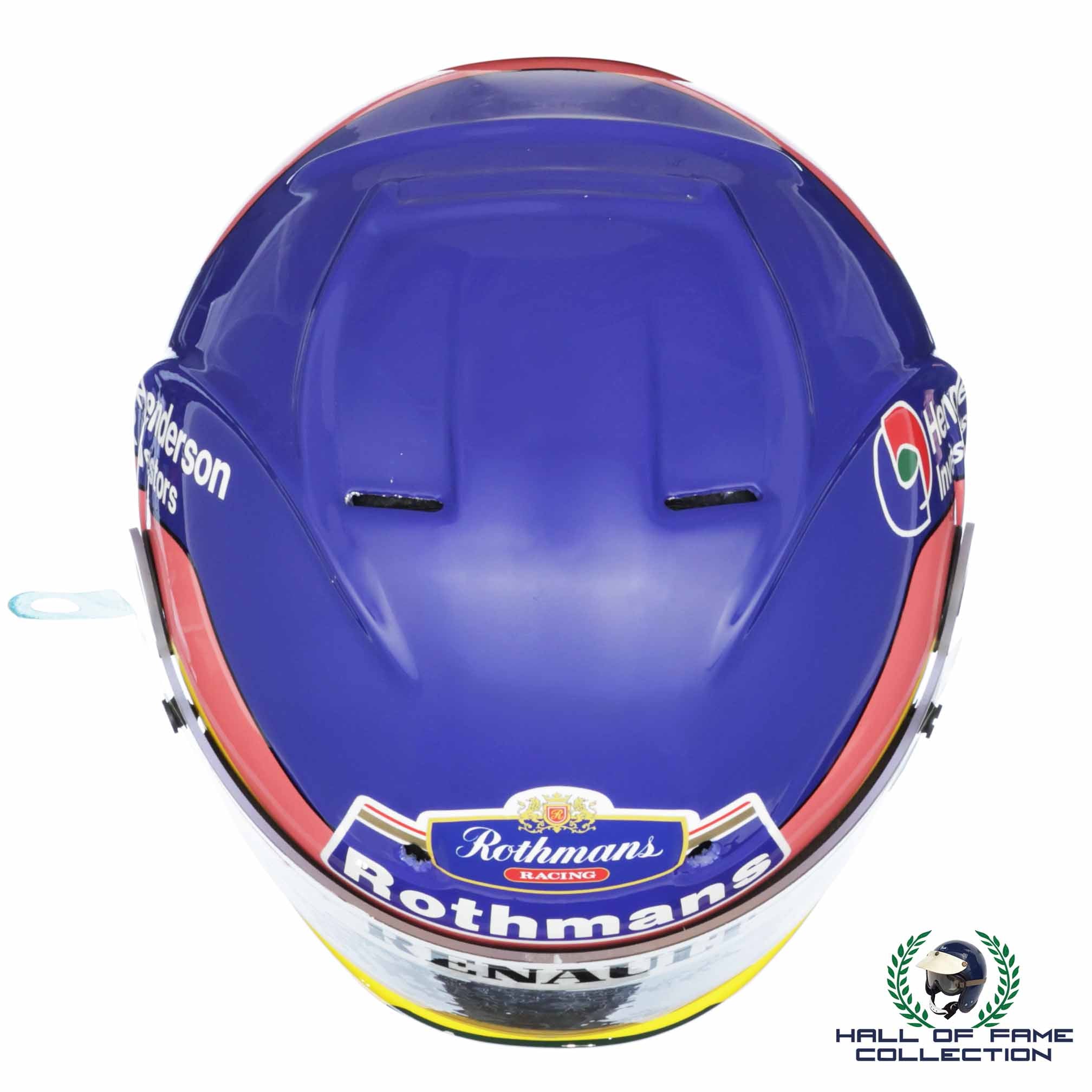 1997 Jacques Villeneuve Signed Bell Dominator Rothmans Williams Replic