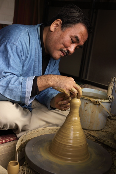 舘正規 萬古焼きの手作り茶器: お茶の専門店HOJO