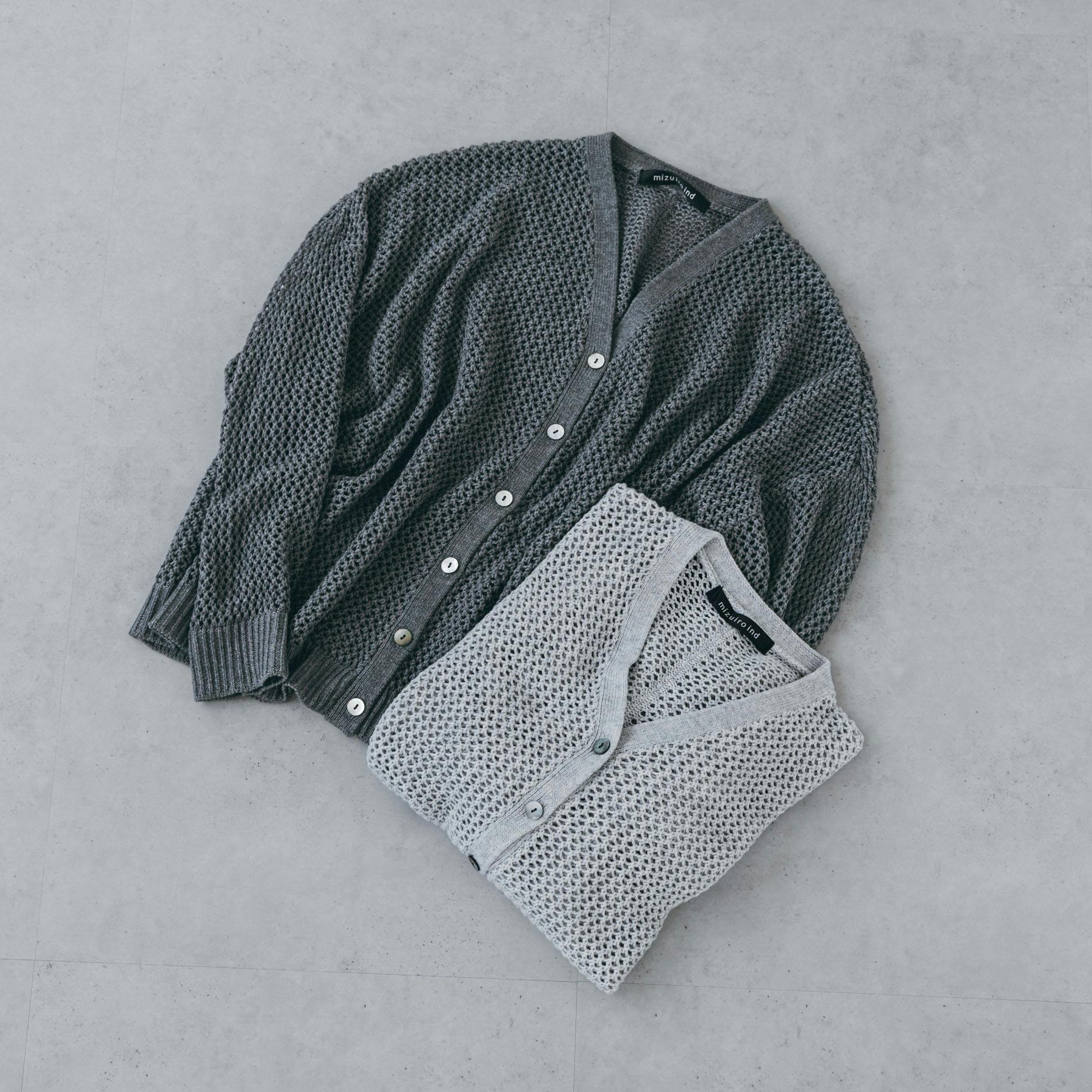 スタッフ着用レビュー】mizuiro indのメッシュカーディガンをスタッフ4