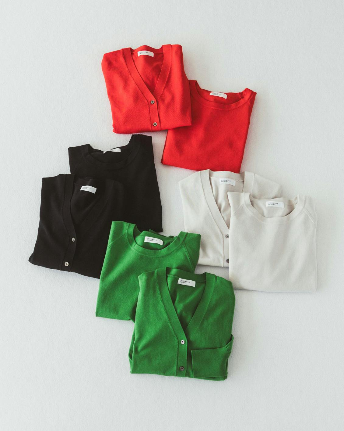 着用レビュー】アンサンブルニットを4名のスタッフが試着しました