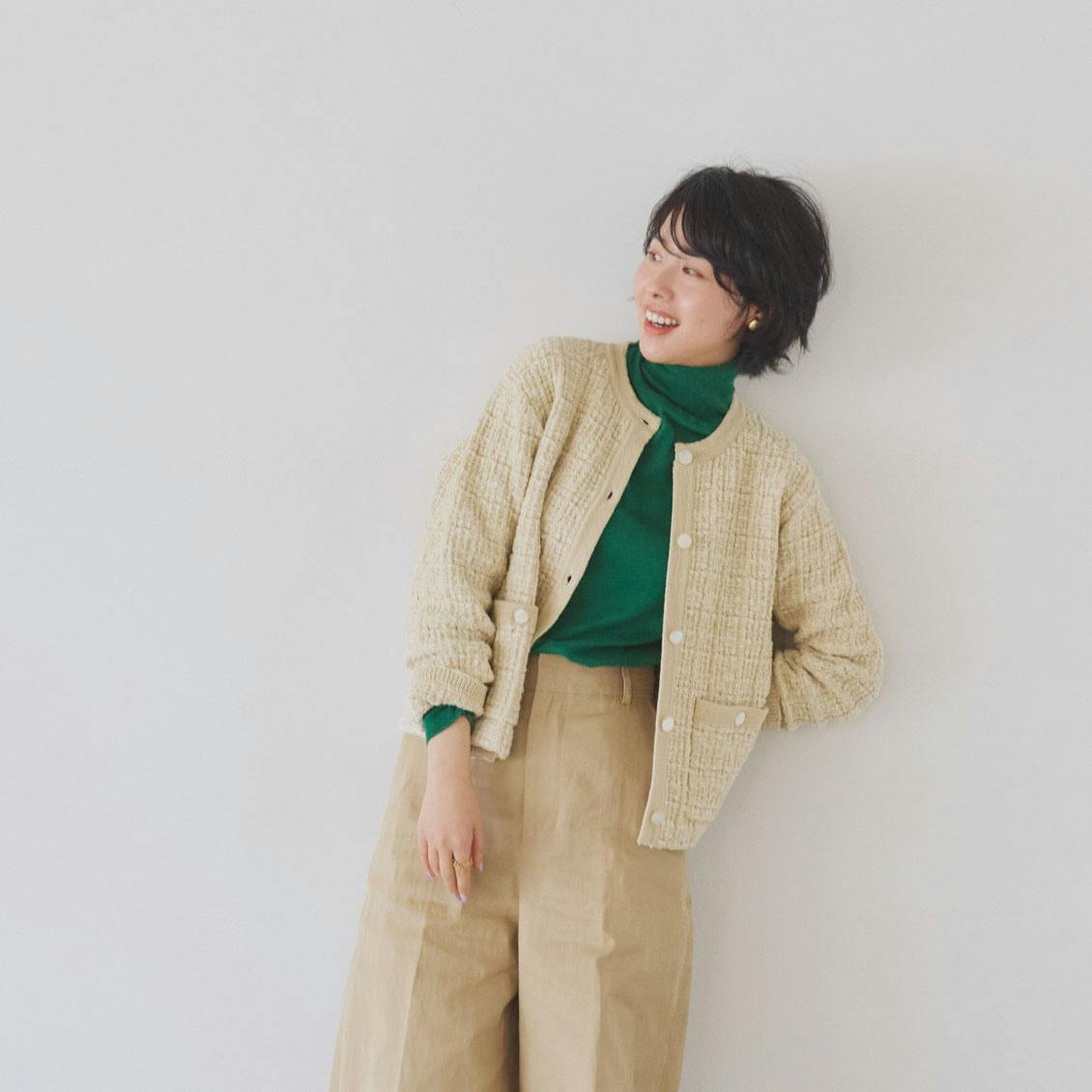 新商品】ワードローブにときめきを。オンオフ着まわせる「ツイード柄の