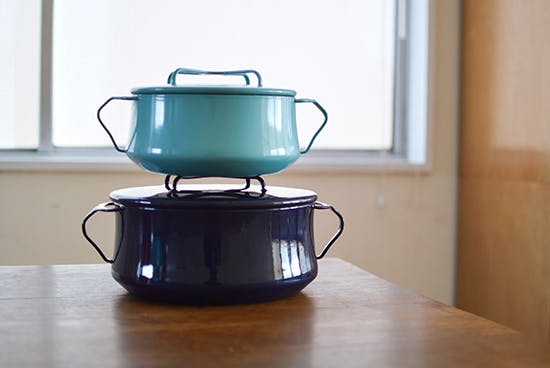 廃盤】DANSK/ダンスク/コベンスタイル2/両手鍋23cm（ネイビー） - 北欧