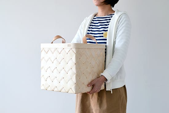 Verso Design/ヴェルソデザイン/スクエアバスケット(L) - 北欧、暮らし