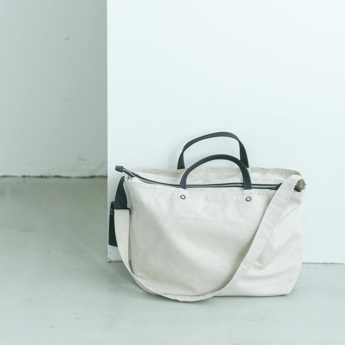 yes/イエス/リネンショルダーバッグ - 北欧、暮らしの道具店