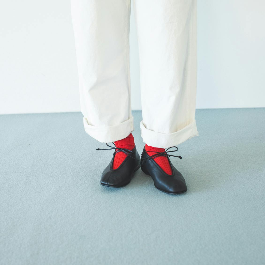 SUI / スイ / レースアップシューズ / ブラック・シルバー（全6サイズ