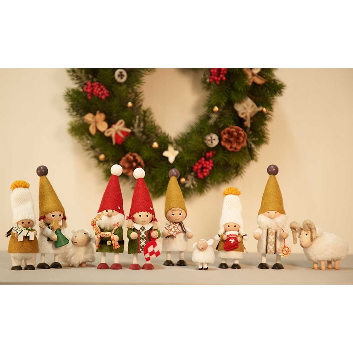 NORDIKA nisse ノルディカ ニッセ クリスマス 木製人形 ( ジンジャー