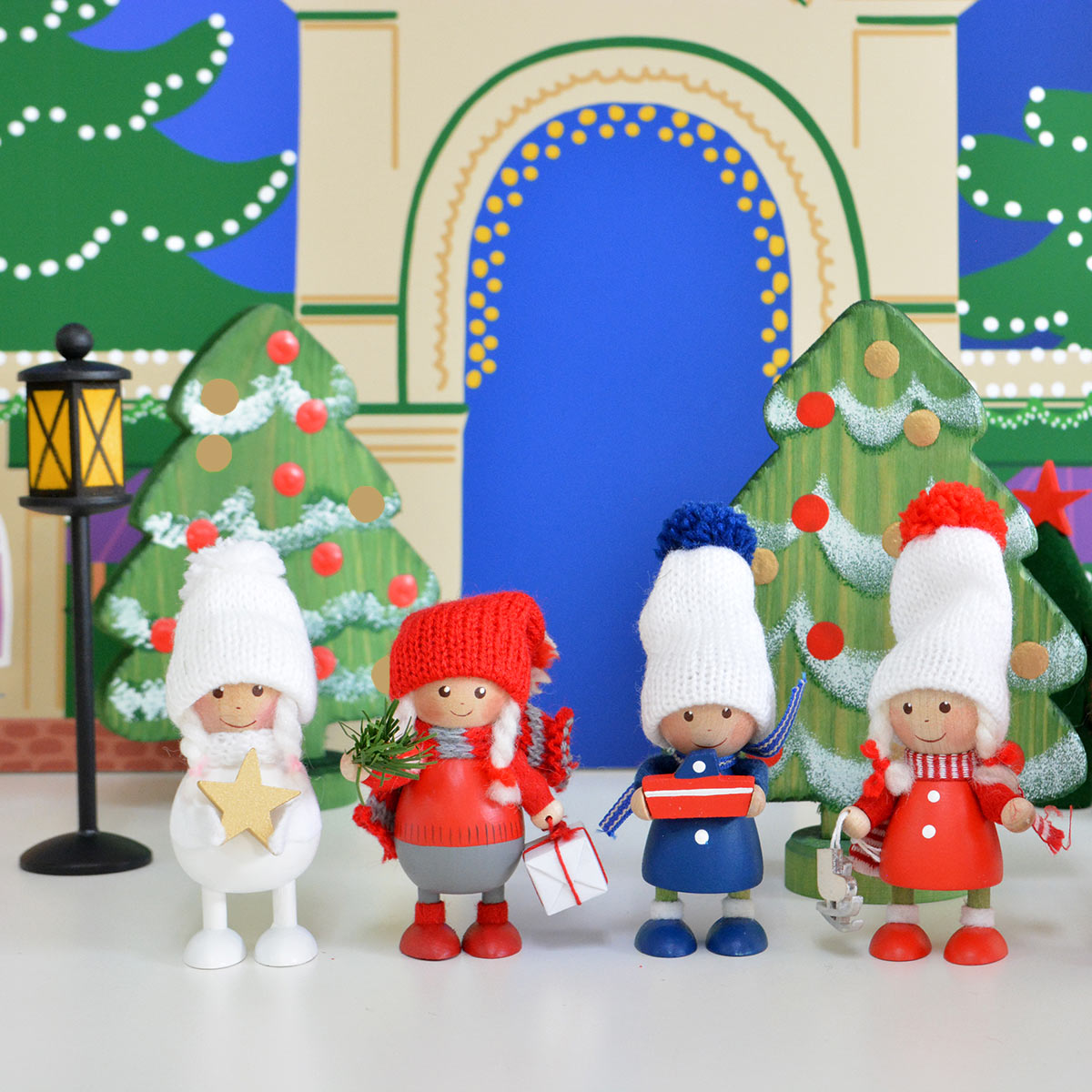 NORDIKA nisse ノルディカ ニッセ クリスマス 木製人形（小舟を持った