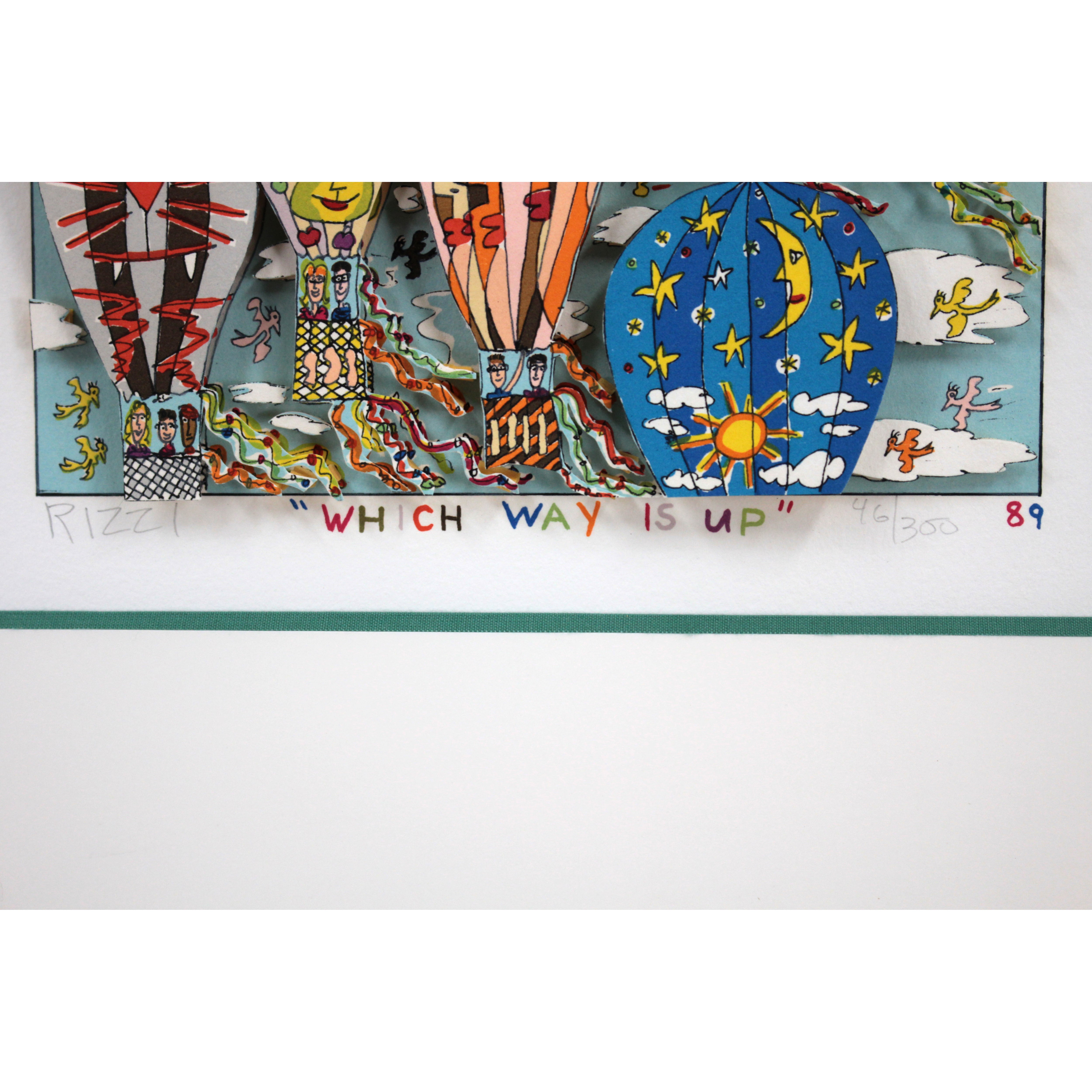 ジェームス・リジィ 『Which way is up』 シルクスクリーン - 北海道画廊