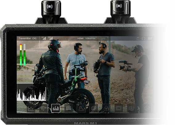 送料無料】Hollyland Mars M1 kit ワイヤレス映像伝送モニター2台