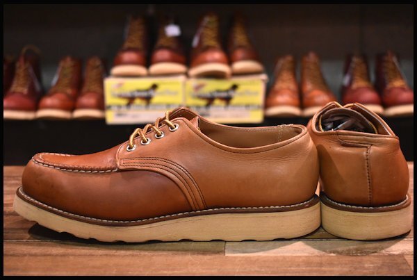 7.5D 良品 旧羽タグ 92年】レッドウィング 8104 オックスフォード 赤茶