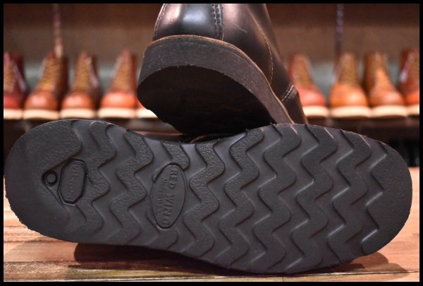 8.5D 良品 羽タグ 99年】レッドウイング 8137 アイリッシュセッター 黒