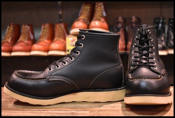 8.5D 良品 羽タグ 98年】レッドウィング 8130 アイリッシュセッター 黒