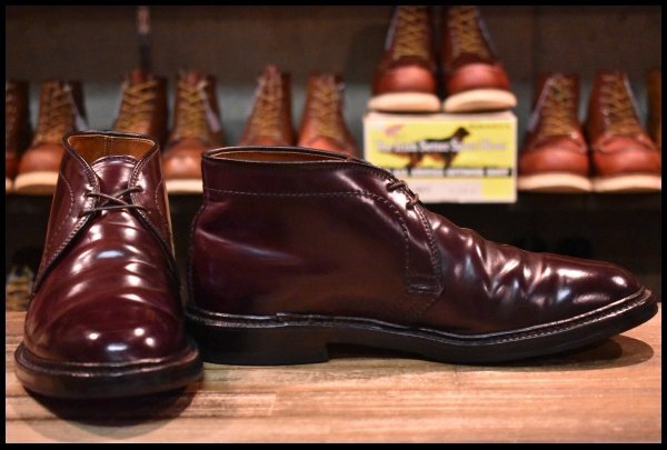 7.5E 良品】ALDEN オールデン 1339 チャッカ バーガンディ コードバン