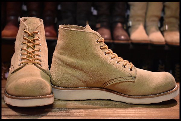 8.5E 良品 犬タグ復刻 17年】レッドウィング 8167 スエード アイ